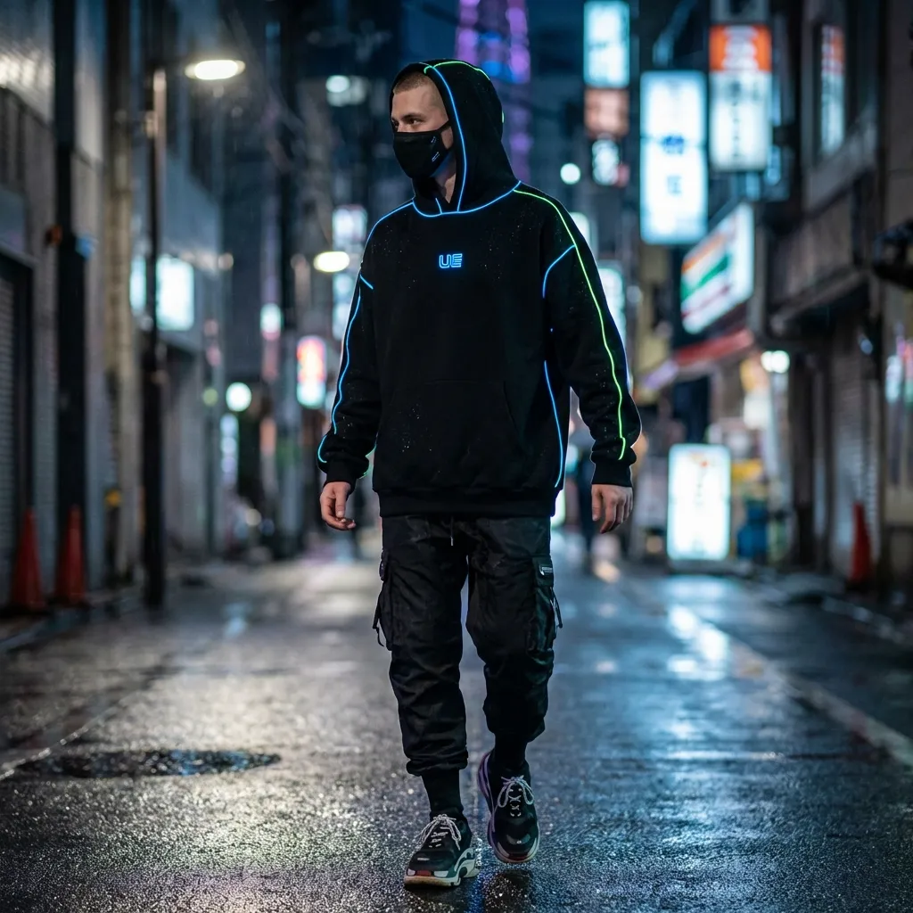 Neon-stitch-hoodie